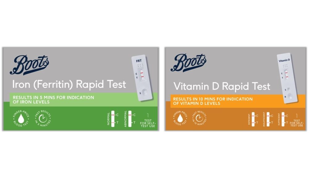 Vit D & Iron Boots Own Branded Tests