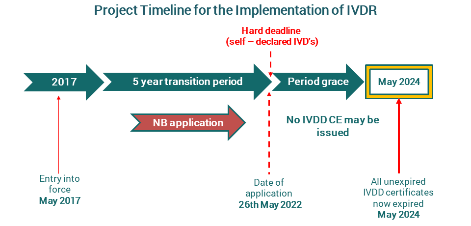 Project Timeline for the Implementation of IVDR