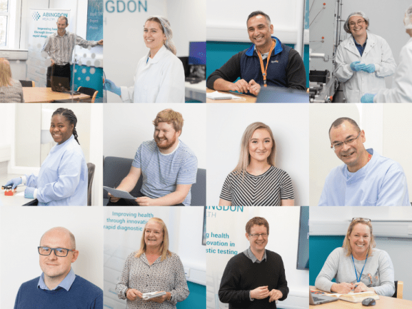 passionate people at a lateral flow test manufacturer